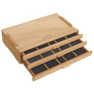 Blick 3-Drawer Wooden Storage Box