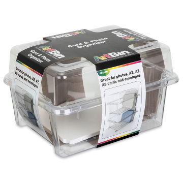 ArtBin Card and Photo Organizer Box with Dividers