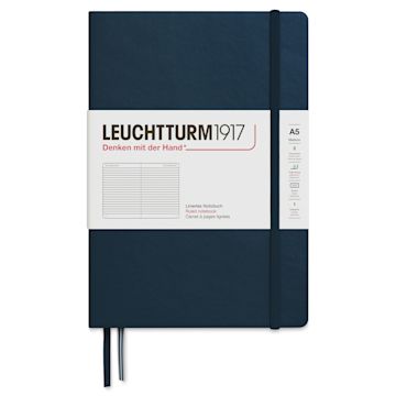 Open in modal - Leuchtturm1917 Ruled Hardbound Notebook - Deep Sea, 5-3/4" x 8-1/4"