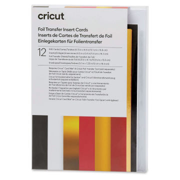 Cricut Foil Transfer Cards, Inserts, and Envelopes - Royal Flush, Pkg of 12
