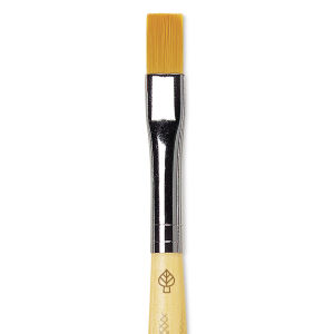 Da Vinci Junior Synthetic Brush - Bright, Short Handle, Size 8
