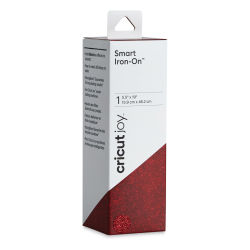 Cricut Joy Smart Iron-On - Glitter Red, 5-1/2" x 19", Roll (In packaging)