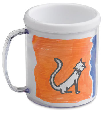 Snap Mug - Front of Mug with example Art 
