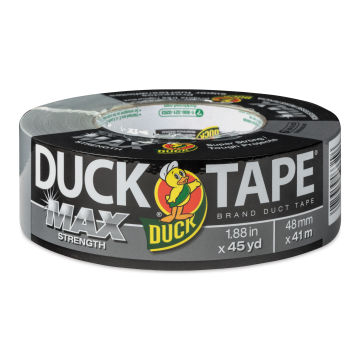Duck Max Strength Tape - Silver, 1.88" x 135 ft (In wrapper)