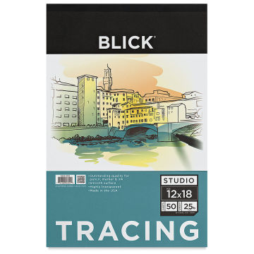 Blick Studio Tracing Paper Pad - 12" x 18", 50 Sheets