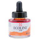 Ecoline Liquid Watercolor with Dropper - Deep Orange, jar