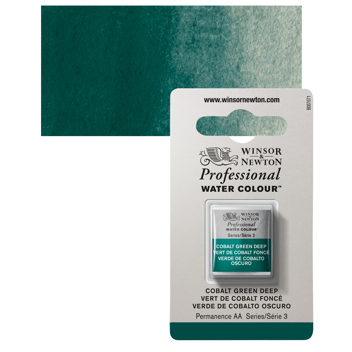 Winsor & Newton Professional Watercolor - Cobalt Turquoise, Half Pan