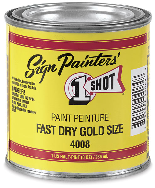  One Shot Fast Dry Gold Size Half Pint : Arts, Crafts & Sewing