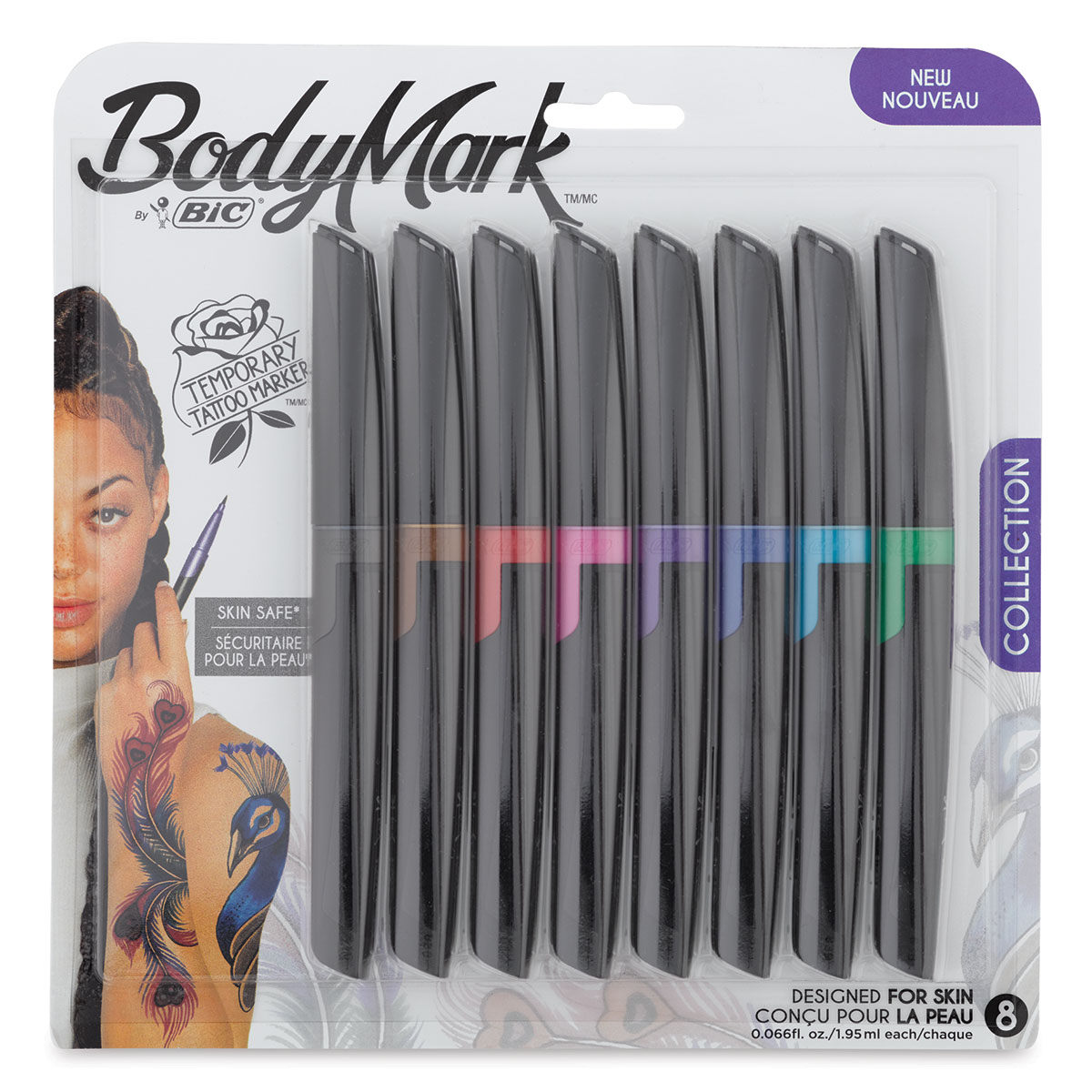 Semi-Permanent Tattoo Pen, Long Lasting, Strong Color, Waterproof Skin  Marker 0.03 fl. oz., 0.03 fl oz - Baker's