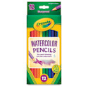 Crayola Watercolor Pencils - Assorted Colors, Set of 12