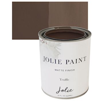Open in modal - Jolie Matte Finish Paint - Truffle, Quart and swatch