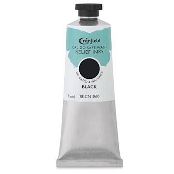 Cranfield Caligo Safe Wash Relief Ink - Black, 75 ml | BLICK Art Materials