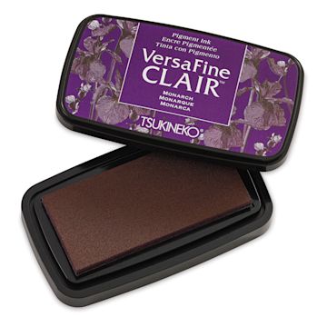 Open in modal - VersaFine Clair Ink Pad - Monarch with lid off