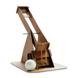 Kikkerland Newton’s Lab Make Your Own Catapult Kit (Completed catapult and ping-pong ball)