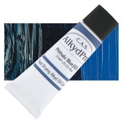 CAS AlkydPro Fast-Drying Alkyd Oil Color - Phthalo Blue Green Shade, 37 ml tube