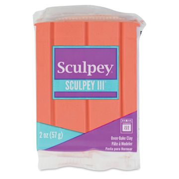 Open in modal - Sculpey III - 2 oz, Coral, in packaging