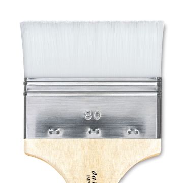 Open in modal - Da Vinci Impasto Brush - Mottler, Short Handle, Size 80 close up