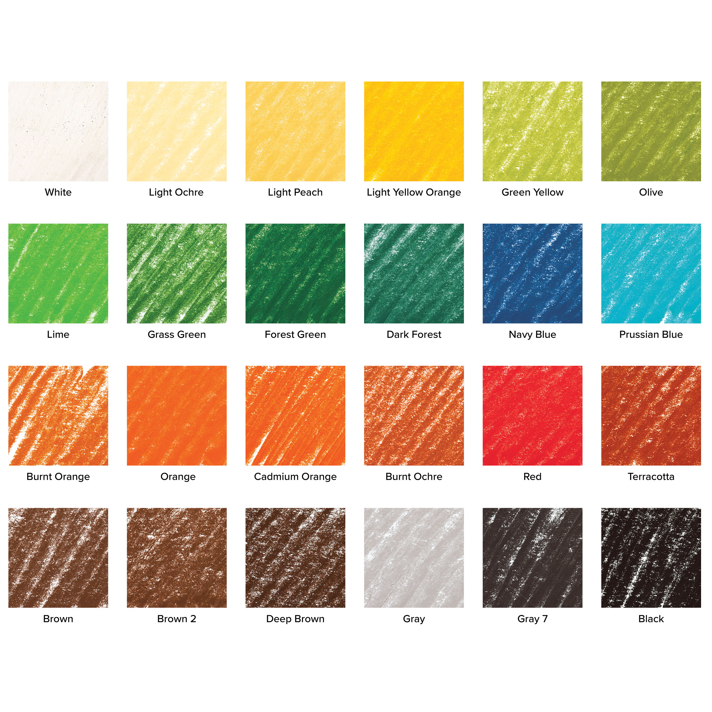 Blick Studio Pastel Set - Landscape Colors, Set of 24 | BLICK Art