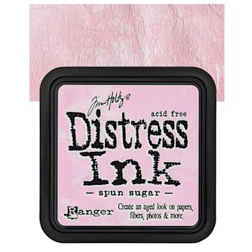 Open in modal - Ranger Distress Ink Pad - Spun Sugar pad and swatch