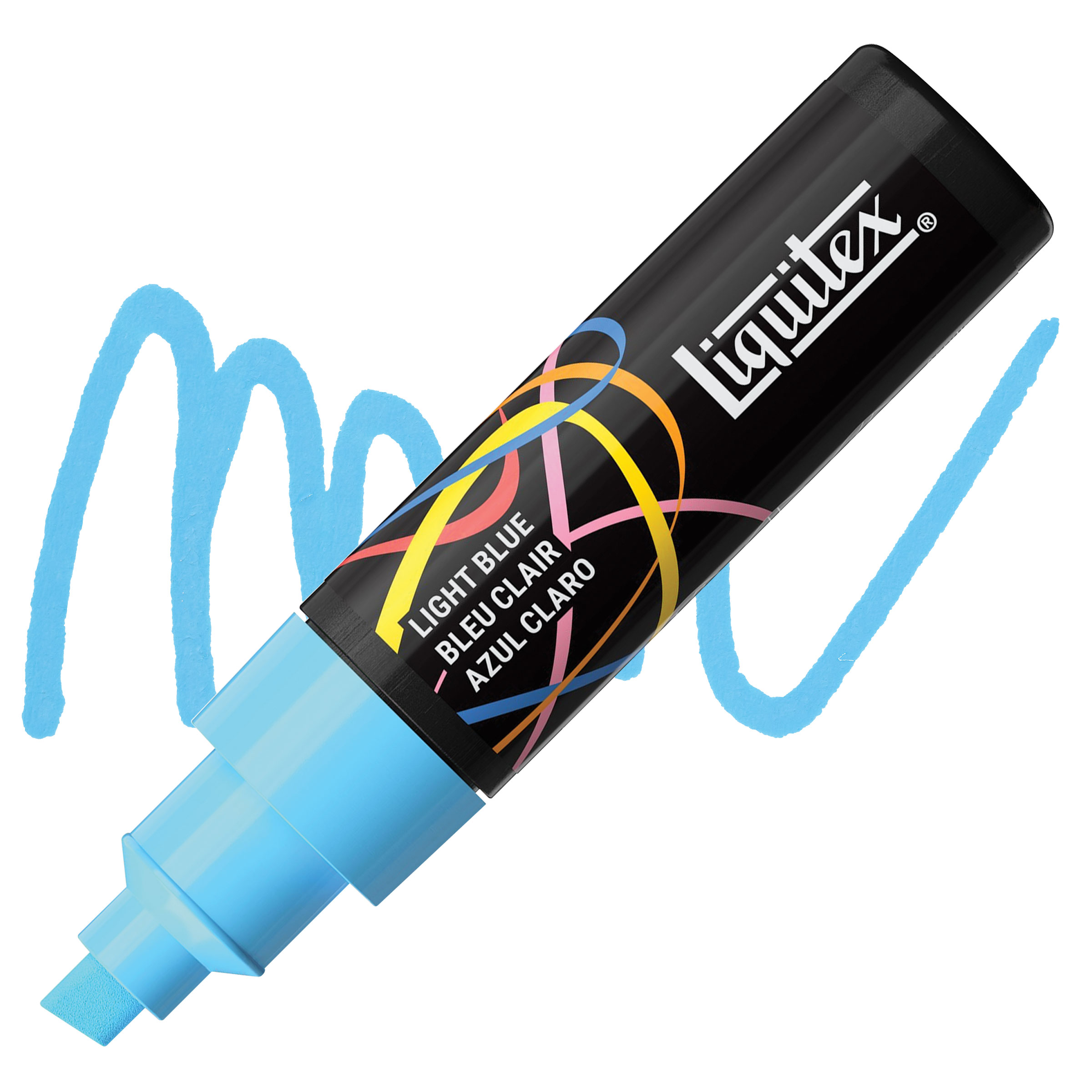 Liquitex Marker - Light Blue, Chisel Tip, 8 mm | BLICK Art Materials