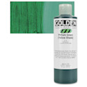 Golden Fluid Acrylics - Phthalo Green (Yellow Shade), 8 oz bottle