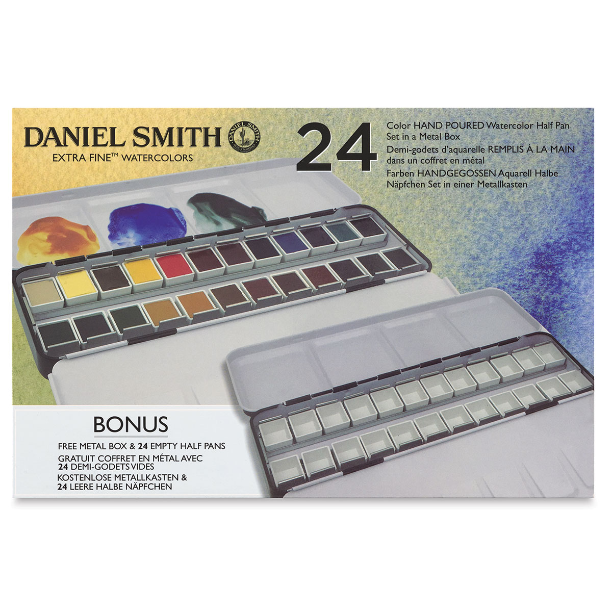 Daniel Smith Watercolor Half Pan Blues Set of 6