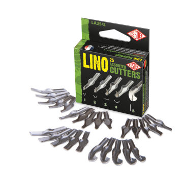 Essdee Lino Cutter Blades - #1 - #5, Pkg of 25 (With package)