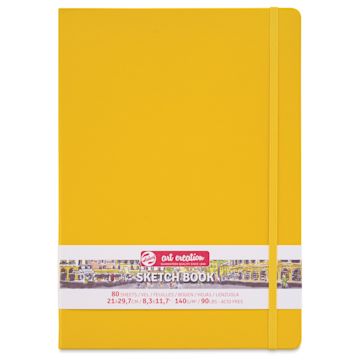 Open in modal - Talens Art Creations Sketchbook - Golden Yellow, 11.7" x 8.3", front cover