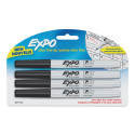 Expo Ultra-Fine Tip Dry Erase Markers - Set of 4, Black