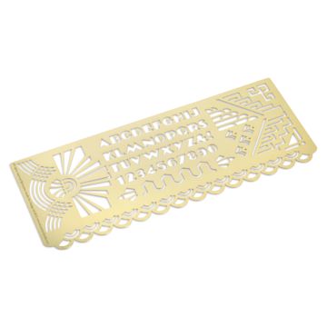 Open in modal - Another Studio Brass Stencil - Art Deco