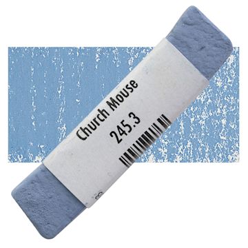 Open in modal - Great American Handmade Pastel - Church Mouse 3, 245.3 pastel and swatch