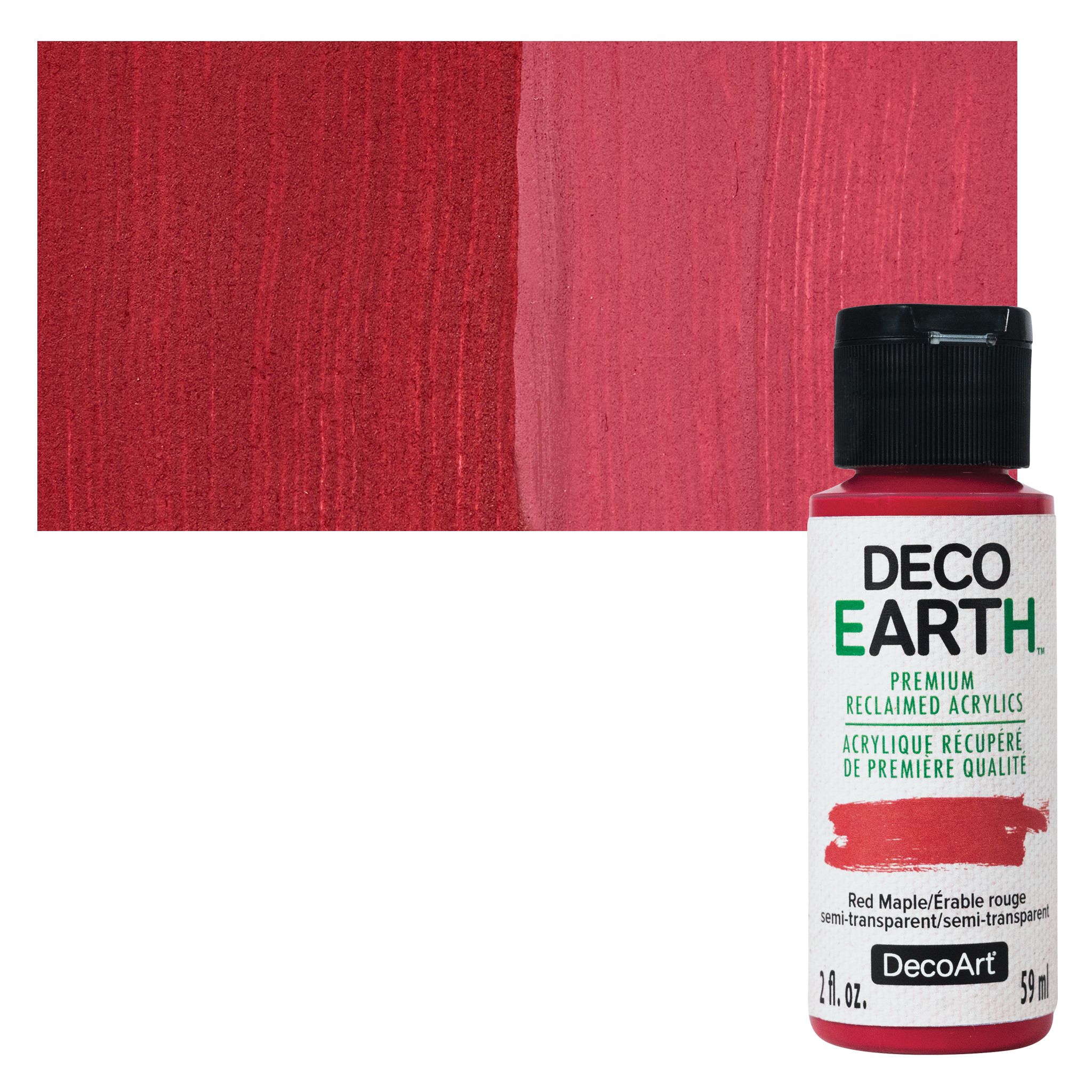 DecoArt DecoEarth Premium Reclaimed Acrylic Paint - Red Maple, 2 oz ...