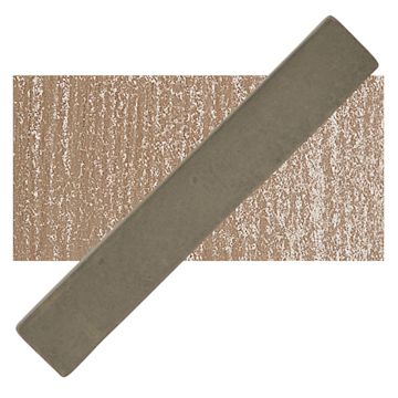 Open in modal - Holbein Artists' Soft Pastel - Vandyke Brown 3 pastel and swatch