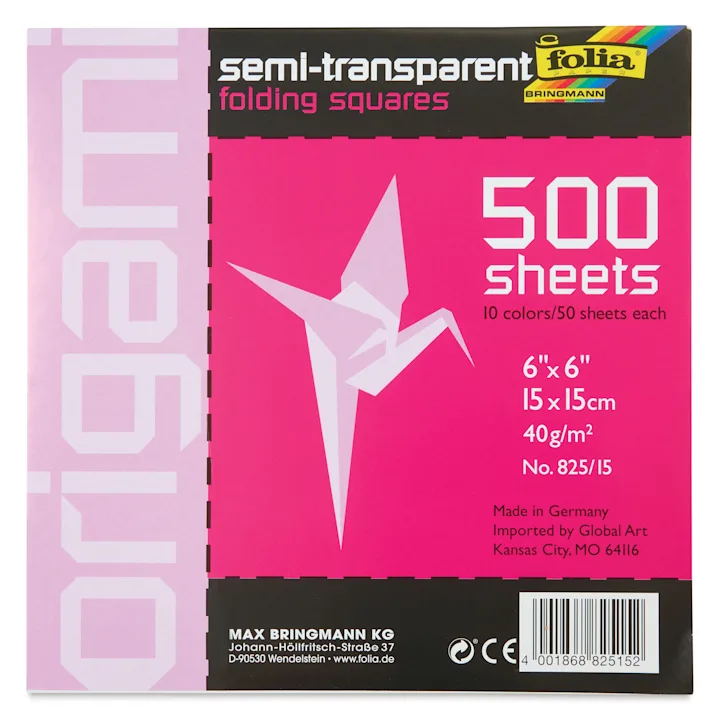 Folia Semi Transparent Origami Sheets - 6