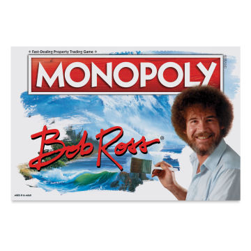 Bob Ross Monopoly - Front of Package