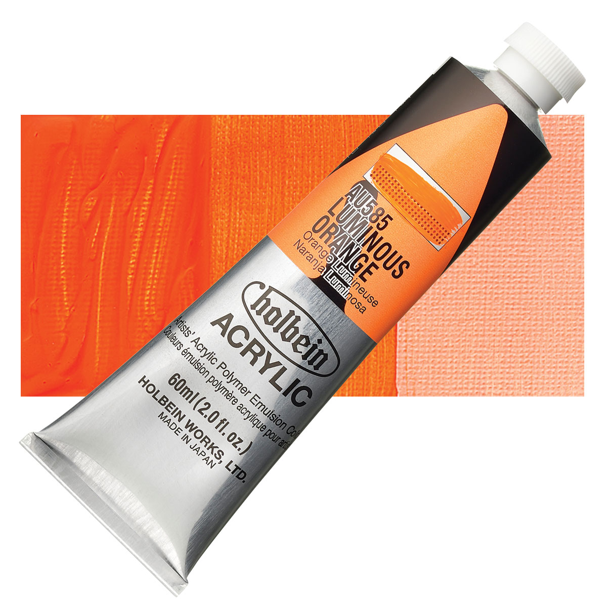 Holbein Acrylic Colors Heavy Body 60ml Luminous Orange