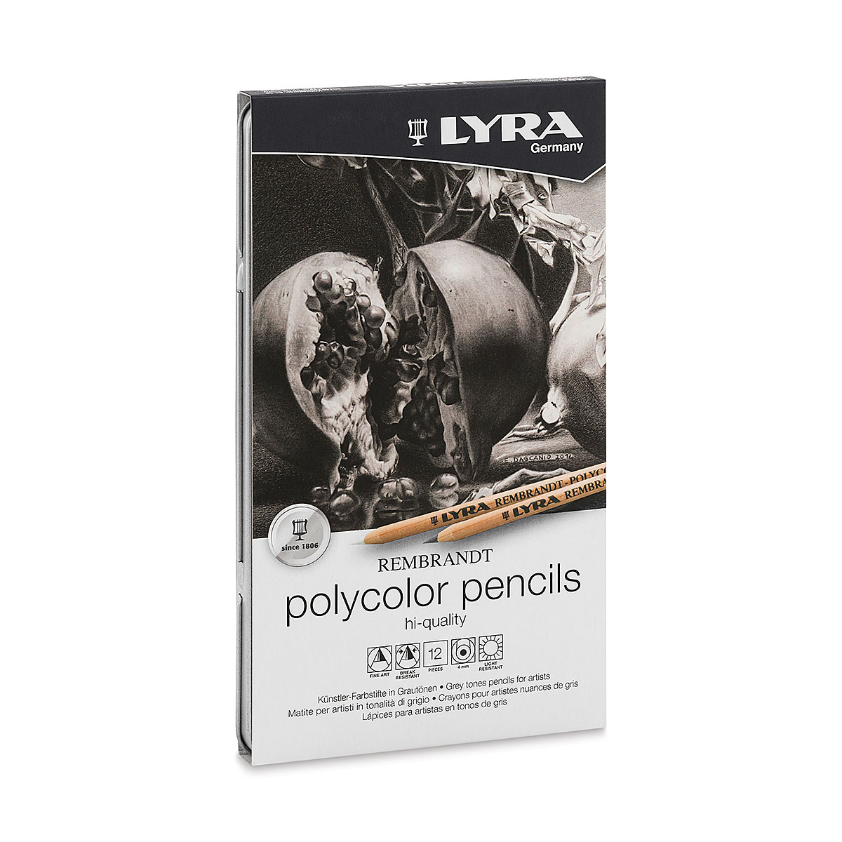 Lyra Rembrandt Polycolor Premium Oil-Based Colored Pencil Set - Set of 12