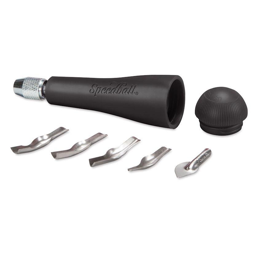Speedball Linoleum Cutter Sets and Replacement Blades BLICK Art Materials