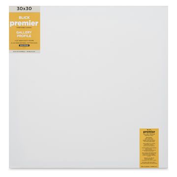Open in modal - Blick Premier Stretched Cotton Canvas - Gallery Profile, Back-Stapled, 30" x 30" front
