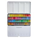 Sennelier French Artists' Watercolor Set, 48-Color Half Pan Metal Tin Set