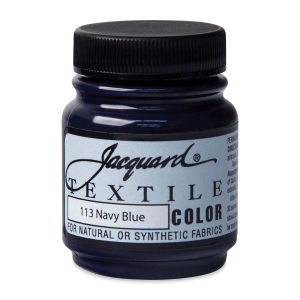 Jacquard Textile Color - Navy, 2.25 oz jar
