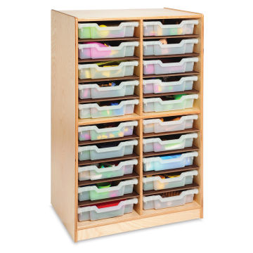 Whitney Brothers Clear Tray Single Storage Cabinet