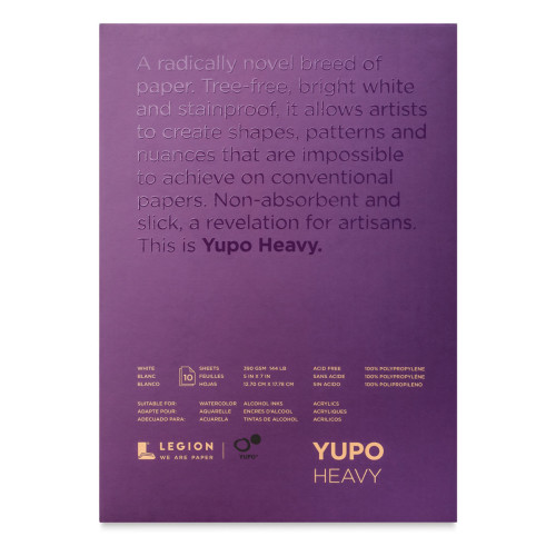 Yupo Heavyweight Synthetic Paper Pad - 5