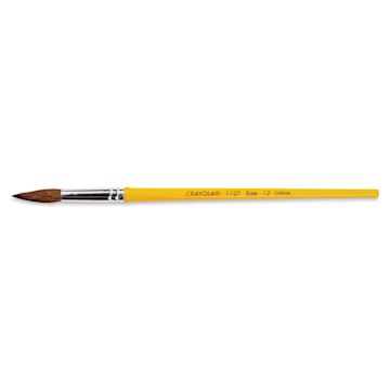 Open in modal - Crayola Camel Hair Watercolor Brush - Round, Size 12