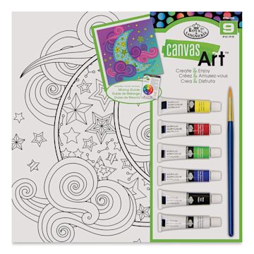 Open in modal - Royal & Langnickel Canvas Art Painting Kits - Front of Moon Package

