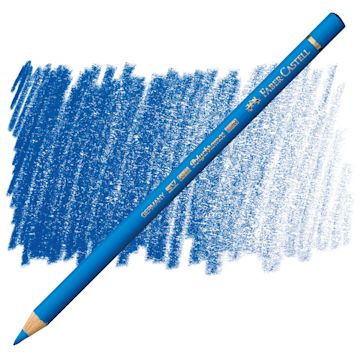 Open in modal - Faber-Castell Polychromos Pencil - Middle Phthalo Blue pencil and swatch