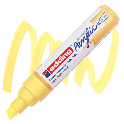 Edding Acrylic Paint Marker - Pastel Yellow 915, Broad