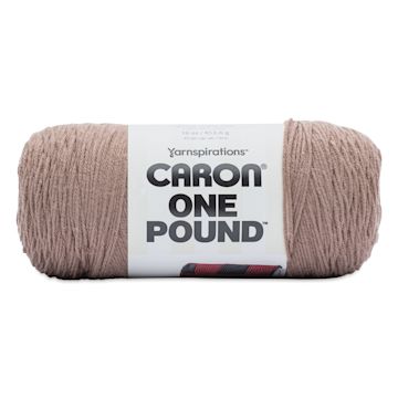 Open in modal - Caron One Pound Acrylic Yarn - 1 lb, 4-Ply, Truffle