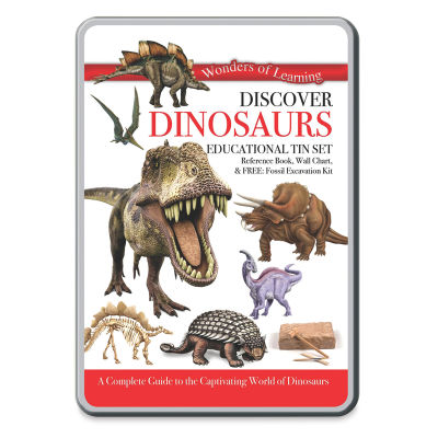 Waypoint Geographic Wonders of Learning Tin Set - Front of the Dinosaurs Tin