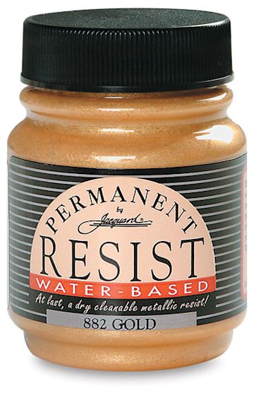 Open in modal - Jacquard Waterbased Permanent Resist - Front of Gold Jar shown